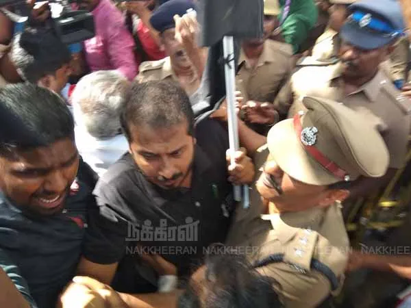 Maniyarasan, Seeman, Tamimun Ansari, Prasanthari, Bharathiraja arrested